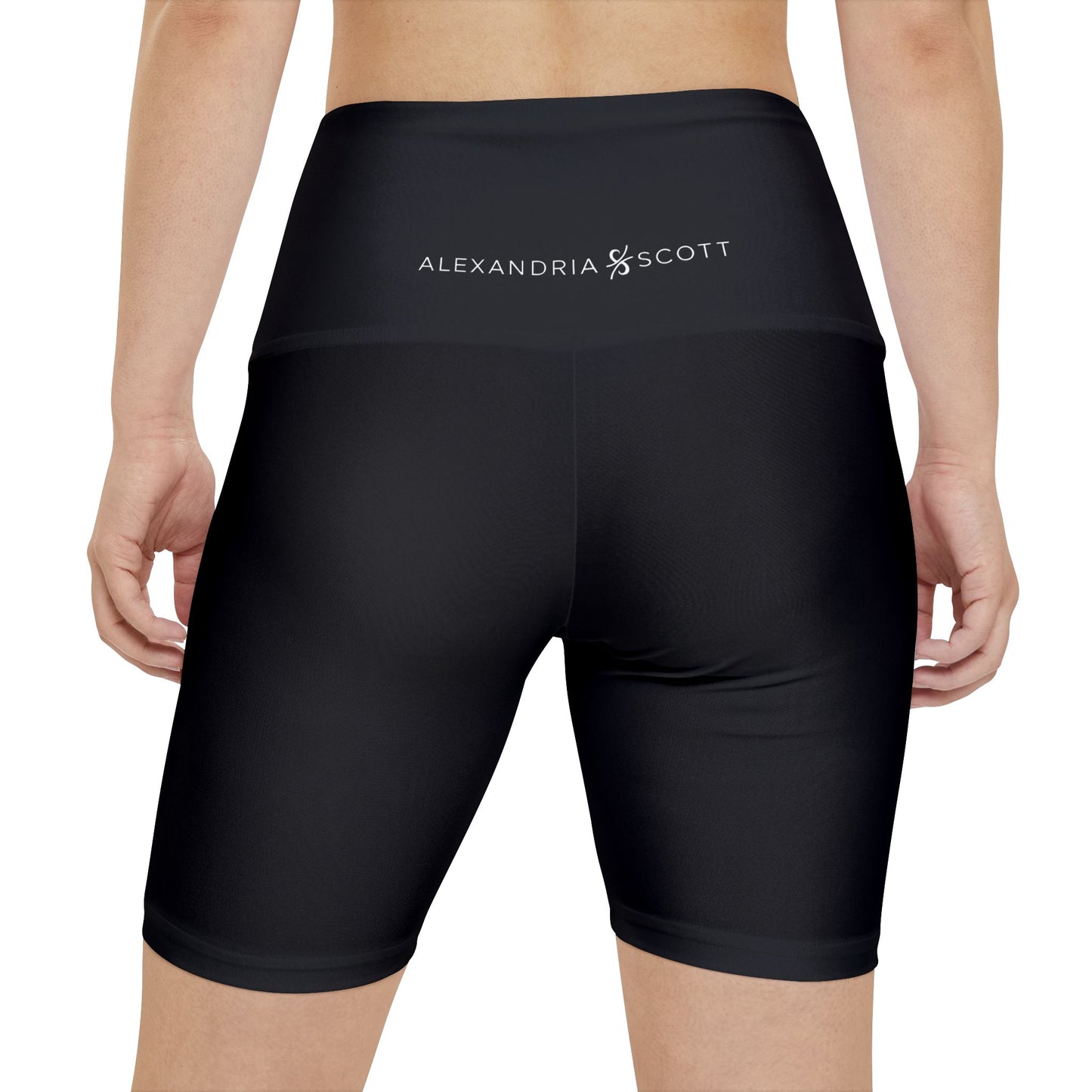 Alexandria Scott Black Women's Workout Shorts