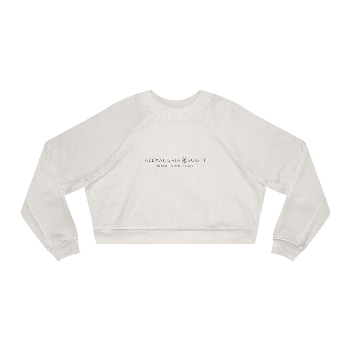 Alexandria Scott No Rules | No Limits | No Fears Cropped Fleece Pullover