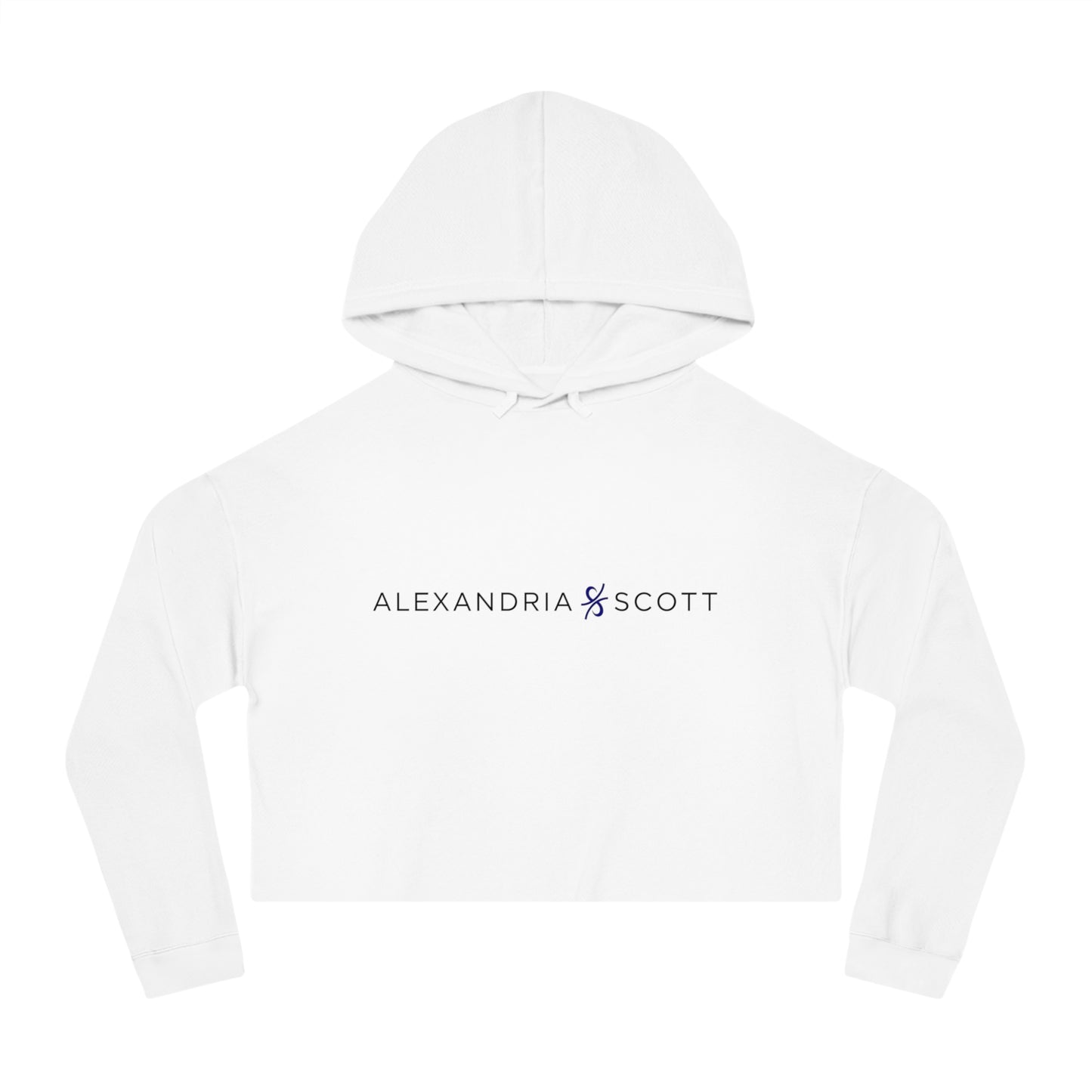 Alexandria Scott Signature Cropped Hooded Sweatshirt