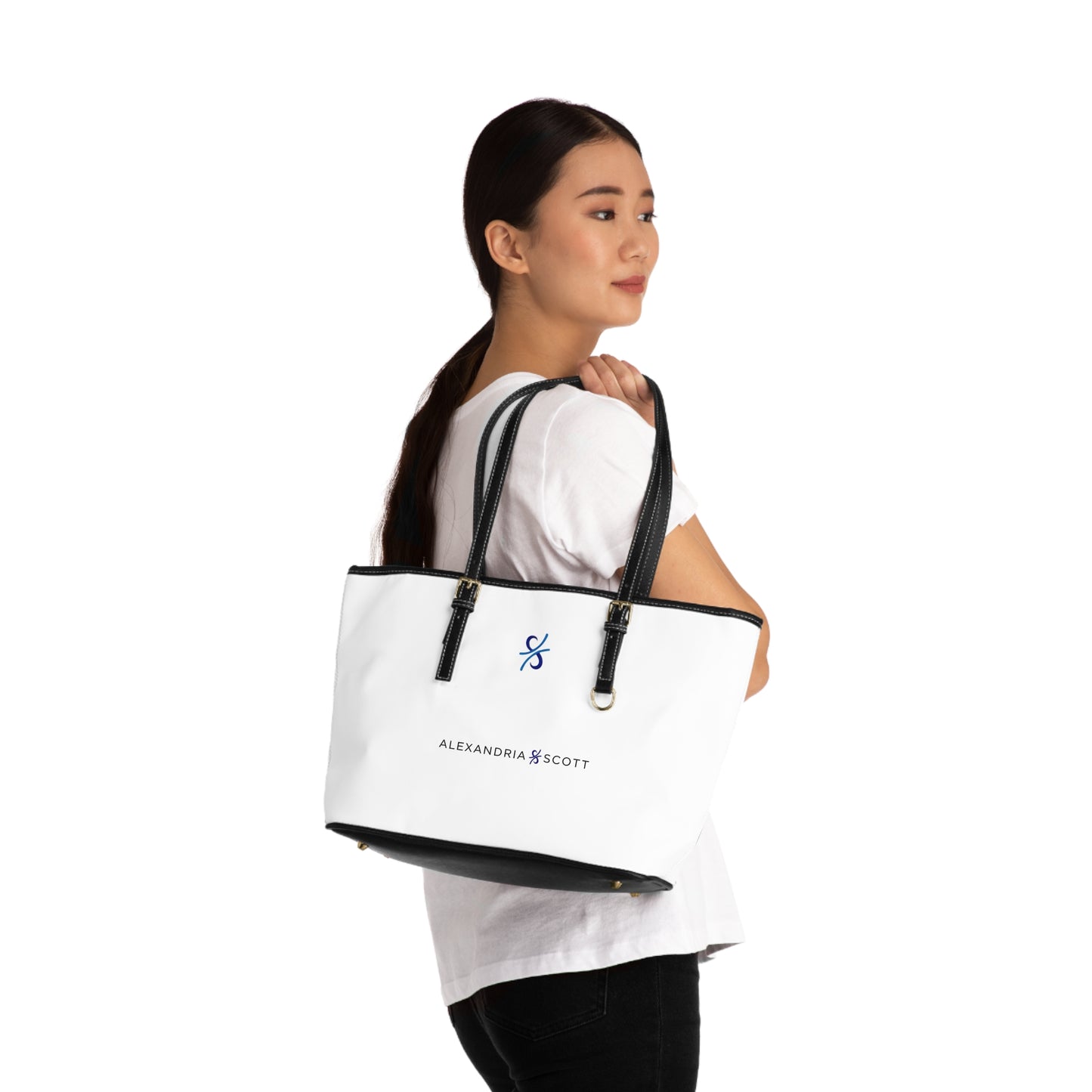 Alexandria Scott Chic PU Leather Tote Bag