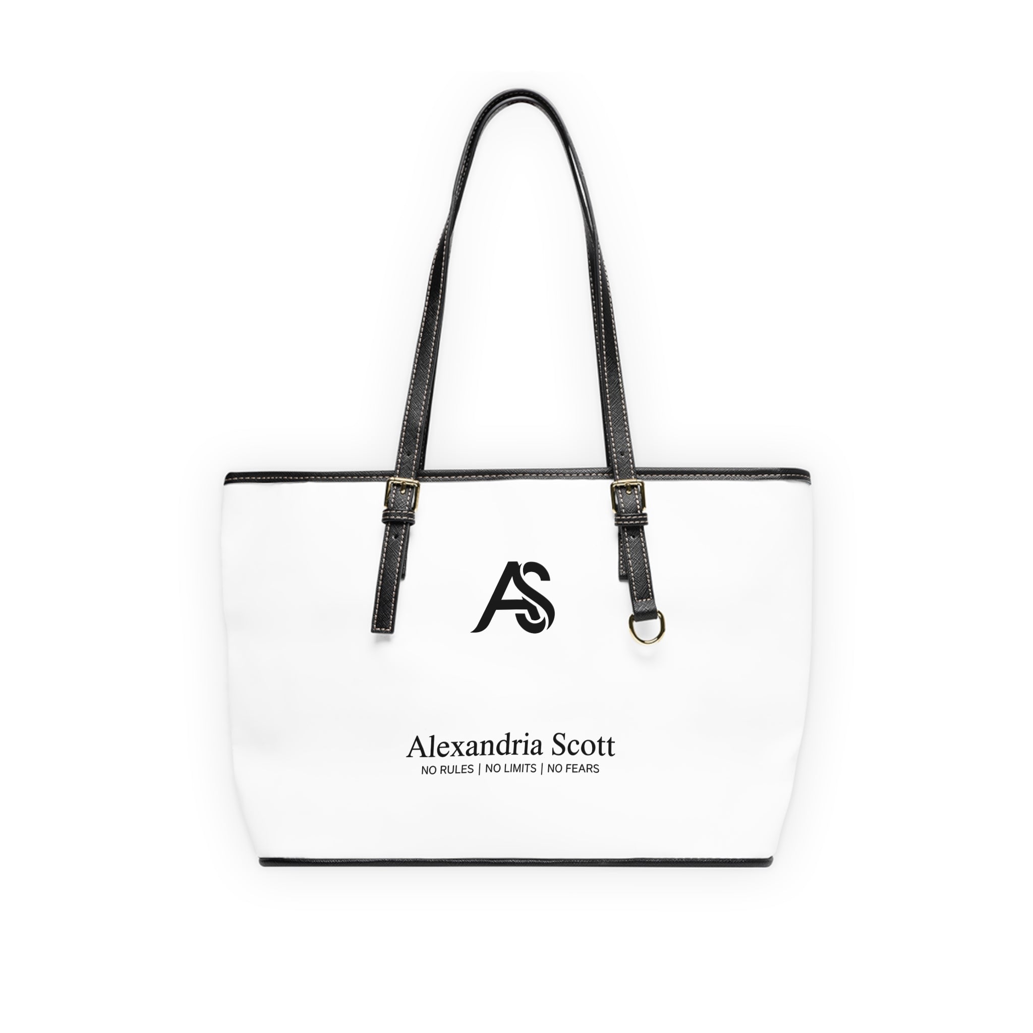 Alexandria Scott Leather Shoulder Tote Bag