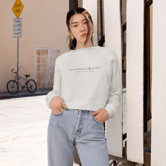 Alexandria Scott No Rules | No Limits | No Fears Cropped Fleece Pullover