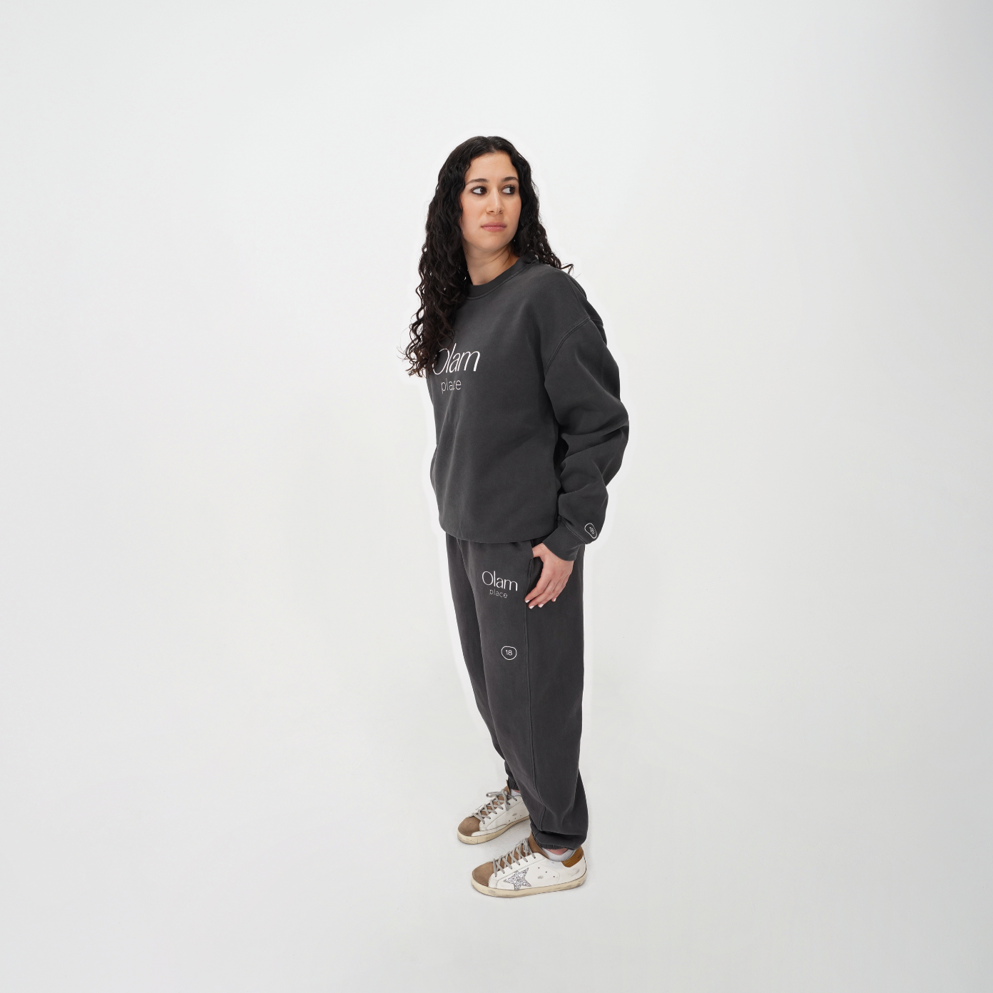 Faded Black Unisex Sweatpants